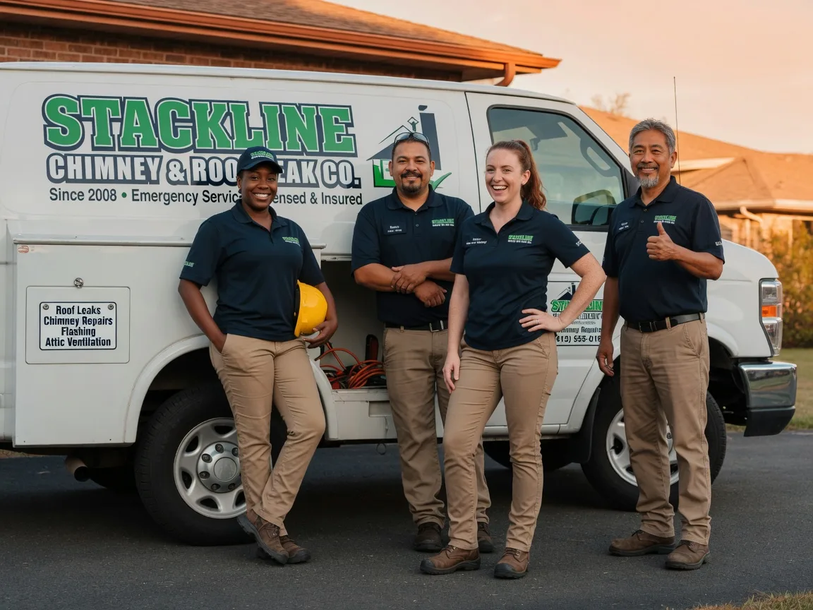 Chimney flashing repair company in Pecatonica, IL